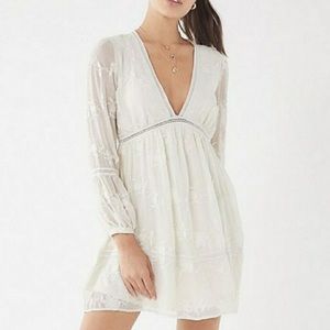 Urban Outfitters Floral Lace Swing Dress